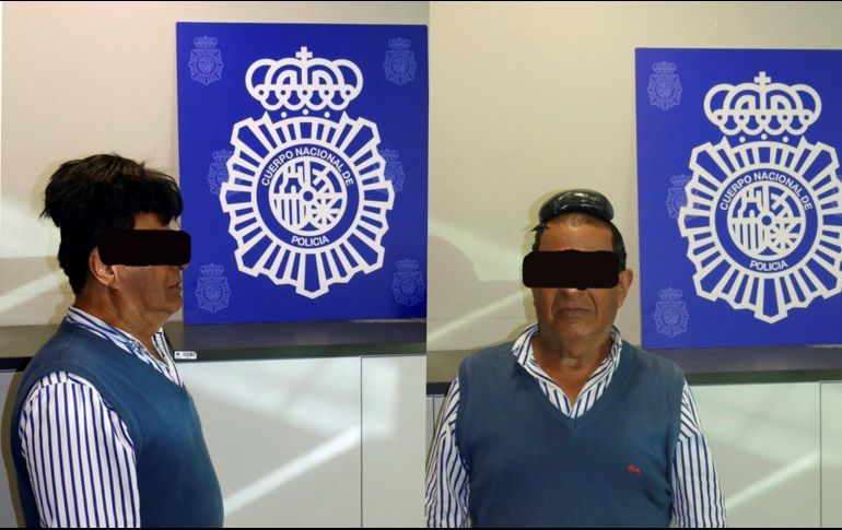 El abultado paquete no tardó en llamar la atención de las autoridades. EFE