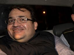 Javier Duarte de Ochoa se vio sonriente en las imágenes de su detención en Guatemala en abril de 2017. AFP/ARCHIVO