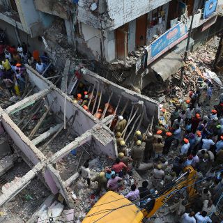 Mueren 12 personas tras derrumbe de un edificio en Nigeria