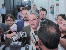El titular de la Secretaría de Desarrollo Social Estatal, Guillermo Fernández, presentó una denuncia ante la FGR, contra servidores públicos del gobierno de Miguel Ángel Yunes. NTX / ESPECIAL