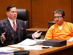 Naasón Joaquín García durante su audiencia ayer lunes; el líder religioso enfrenta un total de 26 acusaciones. AP/A. Seib-Los Angeles Times