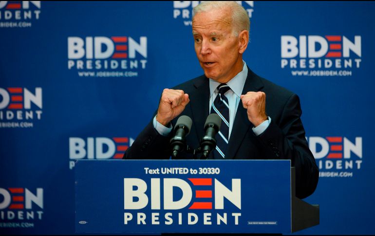 Joe Biden, de 76 años, ha tenido que enfrentarse a críticas por su edad. AFP / J. Eisele