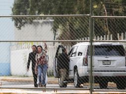 La actriz Yadhira Carrillo visita a su esposo, Juan Ramón Collado Mocelo, en el Reclusorio Norte de la Ciudad de México. SUN/I. Stephens