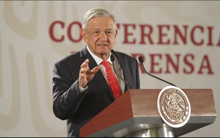 López Obrador confió en que este año se sienten las bases para la transformación de México, las nuevas políticas para la patria nueva. NTX / G. Durán