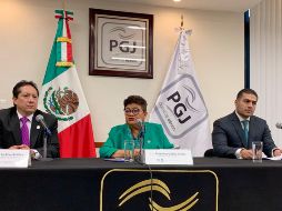 La procuradora Ernestina Godoy durante la rueda de prensa de este jueves, en donde dio a conocer más avances de las investigaciones. TWITTER/@PGJDF_CDMX