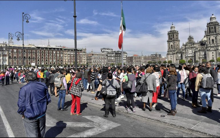 Dicho temblor registró coordenadas de latitud 19.41 y de longitud -99.21. EFE / ARCHIVO