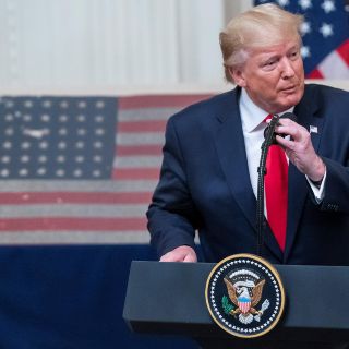 Donald Trump anuncia el derribo de un dron iraní en Ormuz