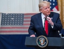Trump hizo un llamado a otros países para que protejan sus naves en el estrecho y colaboren con Estados Unidos. EFE/J. Lo Scalzo