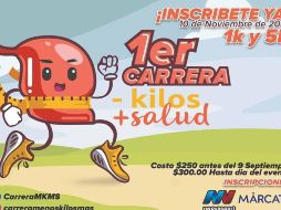El evento cuenta con el aval de  la  Asociación Jalisciense de Clubes Atléticos A.C. FACEBOOK/@CarreraMKMS