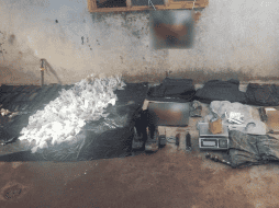 Parte de lo decomisado por las autoridades. ESPECIAL/Secretaría de Seguridad Pública