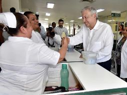 El presidente Andrés Manuel López Obrador reanuda sus recorridos por hospitales rurales, en el marco de su compromiso de mejorar el sistema de salud del país. NTX/PRESIDENCIA