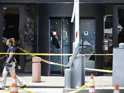 El edificio fue desalojado luego del hecho, del que no se brindaron mayores detalles. AFP/ARCHIVO