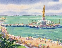 “La Perla del Golfo”, es el apodo de este lugar por el brillante aspecto que presume a la distancia. ESPECIAL / J. Monroy