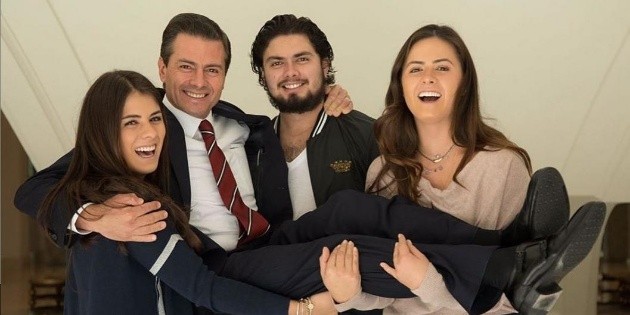 Hijos de Pe&ntilde;a Nieto lo felicitan en su cumplea&ntilde;os 53