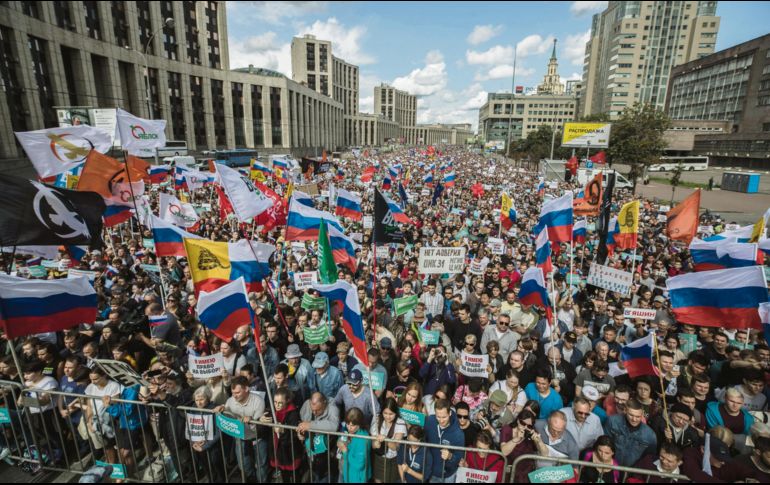 La oposición rusa amenaza con protestar de manera indefinida. EFE