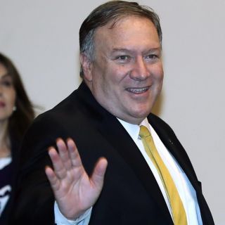 Mike Pompeo llega a cancillería para reunión con Marcelo Ebrard
