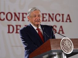 Durante su conferencia de prensa, López Obrador señaló que la corrupción es el principal problema de México. NTX G. Granados