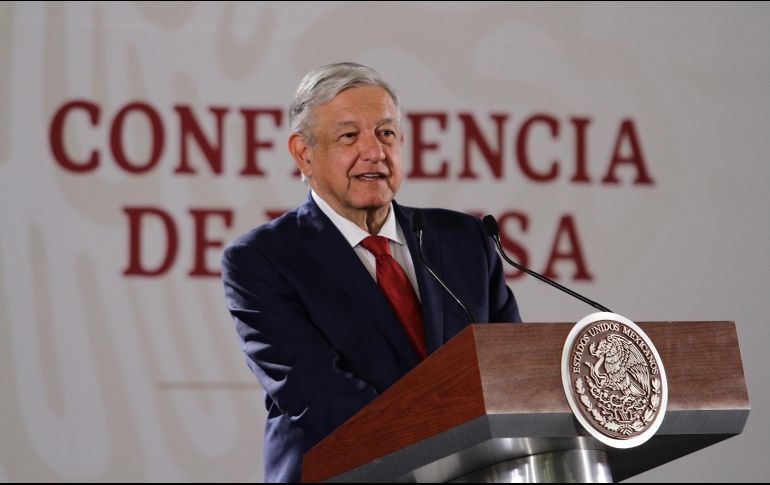 Durante su conferencia de prensa, López Obrador señaló que la corrupción es el principal problema de México. NTX G. Granados