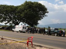 A casi 200 metros de las instalaciones de la universidad, elementos de la Fiscalía General de Justicia del Estado ya se encuentran recolectando evidencia para la investigación. EL INFORMADOR / ARCHIVO