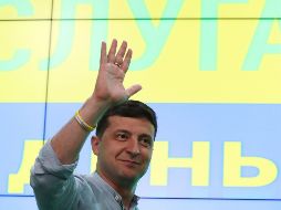 El partido de Vladímir Zelenski obtuvo una mayoría aplastante en las elecciones parlamentarias del domingo. EFE/EPA/T. Zenkovich