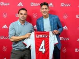 Álvarez ya firmó su contrato que lo liga al cuadro de Ámsterdam por los siguientes cinco años. INSTAGRAM / edsonnalvarez