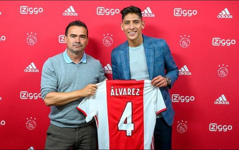 Álvarez ya firmó su contrato que lo liga al cuadro de Ámsterdam por los siguientes cinco años. INSTAGRAM / edsonnalvarez