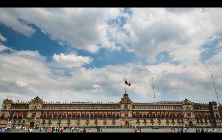 Durante siglos el Palacio Nacional ha sido el centro del poder en México. GETTY IMAGES