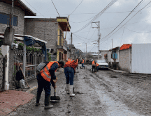 Algunos de los vasos reguladores llegaron al límite de su capacidad y otros más se derramaron. TWITTER / @GobTlajomulco