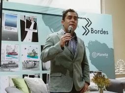 El director editorial presentó la colección Bordes. CORTESÍA