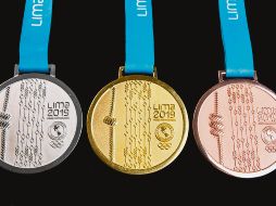 Así lucen las medallas que serán entregadas a los deportistas que suban al podio en los Juegos de Lima. AP
