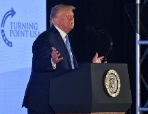 Trump tenía previsto recibir el 15 de julio en la Casa Blanca a su par de Guatemala, Jimmy Morales, pero la reunión se pospuso. AFP/N. Kamm