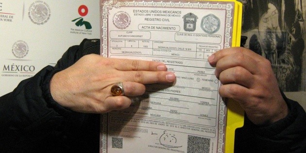 Aprueban que actas de nacimiento no tengan fecha de vencimiento
