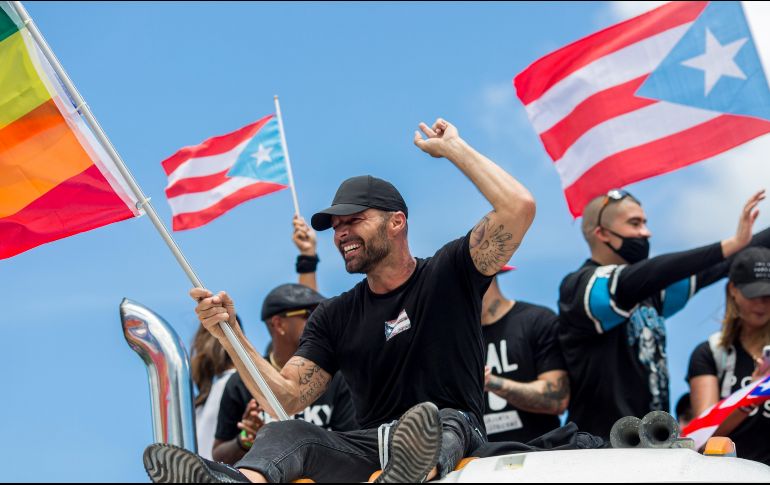 Ricky Martin usó sus redes para exigir al gobernador de Puerto Rico a que se presente frente a la prensa. AP / D. Rivera