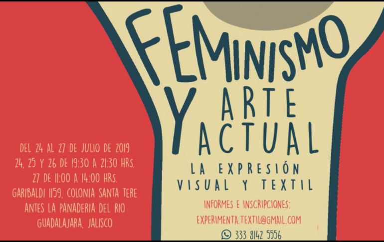 “Feminismo y arte actual: la expresión visual y textil” será impartido por Olga Margarita Dávila a partir de hoy. ESPECIAL