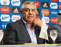 El presidente de la Asociación del Futbol Argentino, Claudio Tapia, lanzó fuertes críticas a la Conmebol. EFE