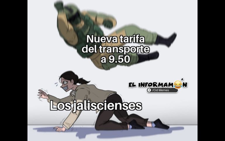 Reaccionan con memes al aumento al transporte público