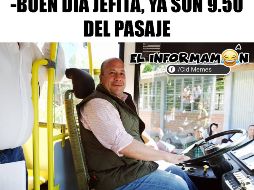 Reaccionan con memes al aumento al transporte público