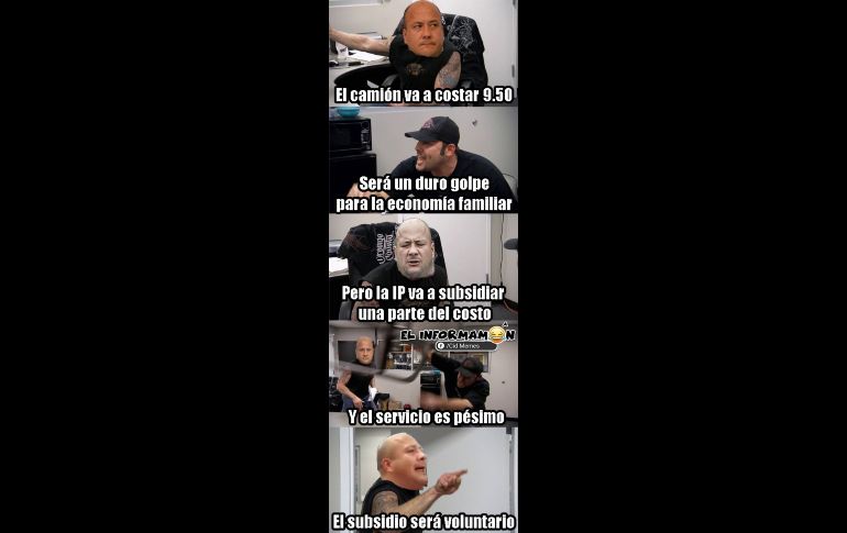 Reaccionan con memes al aumento al transporte público