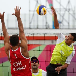 Chile derrota a México en voleibol de playa en Lima 2019