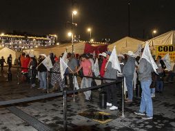El plantón organizado por el Frente Auténtico del Campo fue a causa de que el gobierno ha rechazado resolver sus peticiones de recursos económicos para las regiones. NTX / G. Durán