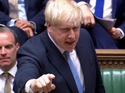 Johnson indica que dio instrucciones para comenzar de inmediato los preparativos de Reino Unido para una retirada del bloque europeo sin pacto, en caso de que fracasen las negociaciones. AFP / PRU / HO