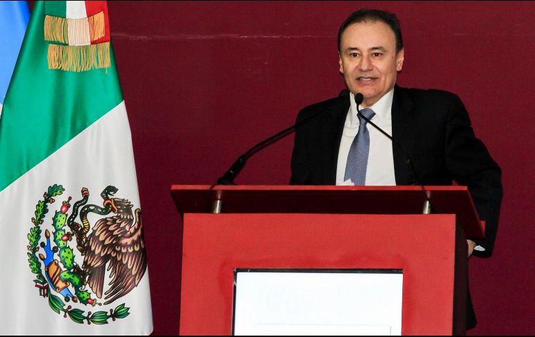 El secretario de Seguridad, Alfonso Durazo, encabeza la inauguración del Foro 2019 Seguridad en Instalaciones Vitales. NTX/G. Durán
