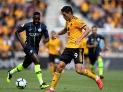 Jiménez (D) estuvo poco más de 30 minutos en la cancha y creó dos ocasiones de gol. TWITTER/@Wolves