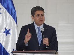 El presidente Juan Orlando Hernández, fue parte de la primera iniciativa para combatir la corrupción. EFE / G. Amador
