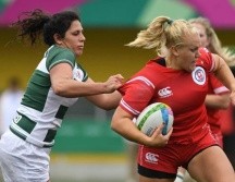 El equipo nacional femenil de rugby siete venció a Canadá con marcador de 54-0. ESPECIAL/CODE