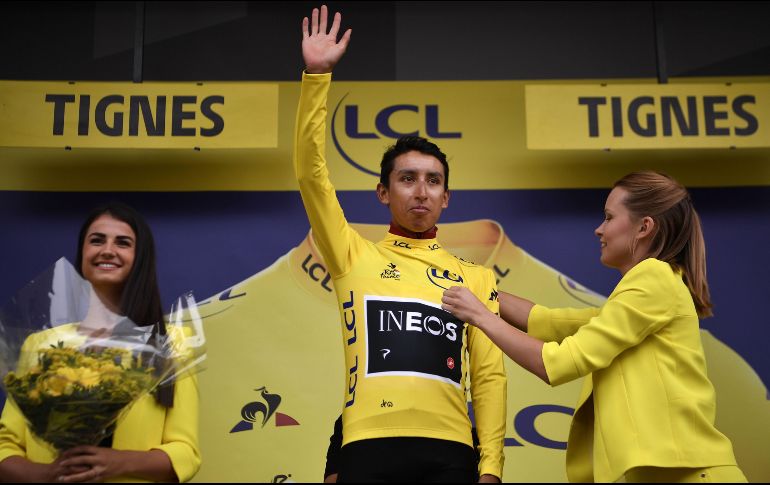 Egan Bernal está cerca de convertirse en el primer colombiano en ganar el Tour de Francia. AFP/E. Bertorello