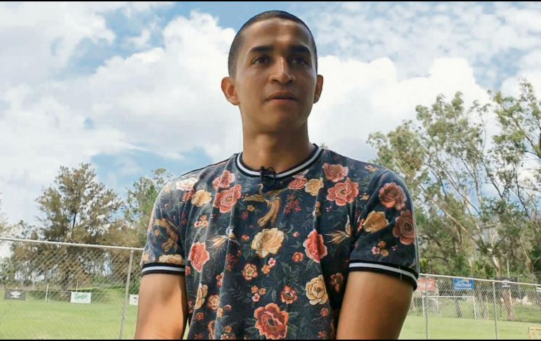 Marvin Ceballos se estrenó como goleador melenudo en el juego de aniversario contra La Pandilla de Monterrey. EL INFORMADOR/A. Ramírez
