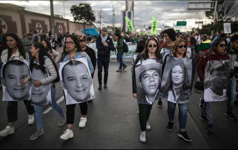 Bogotá, Medellín, Barranquilla, Cali, Cartagena y otras decenas de poblaciones que se sumaron a la iniciativa.   AP/I. Valencia