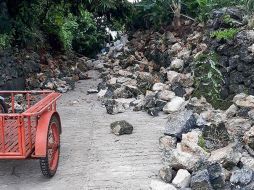 El sismo causa daños a viviendas y otros edificios cuando golpeó la ciudad de Itbayat, en la provincia de Batanes, a las 7:37 horas local. EFE / Provincial Government of Batanes Handout