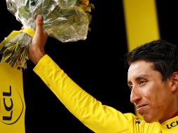 Además de la victoria, Bernal ofrecerá a Colombia su quinto maillot blanco de mejor ciclista joven . EFE/G. Horcajuelo